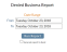 Denied Business Report screen example, NEW look for Skyware